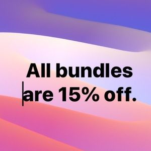 PSA: All bundles are 15% off